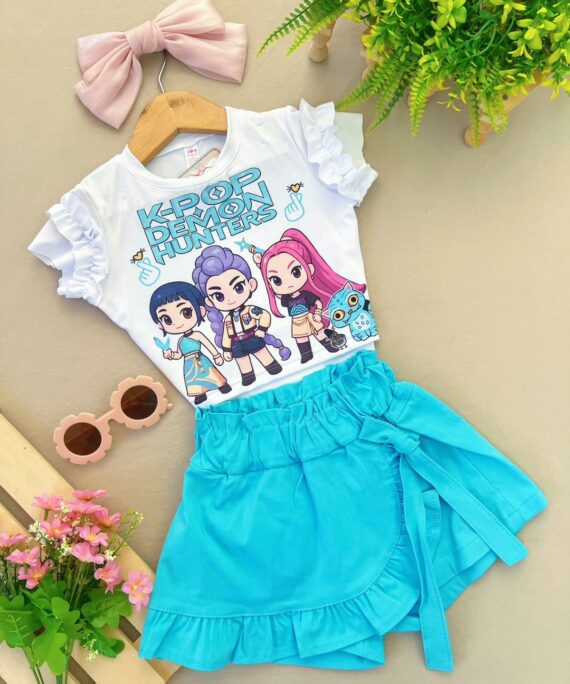 Set Gomelitas 430 Azul Guerreras Kpop Tallaje Reducido