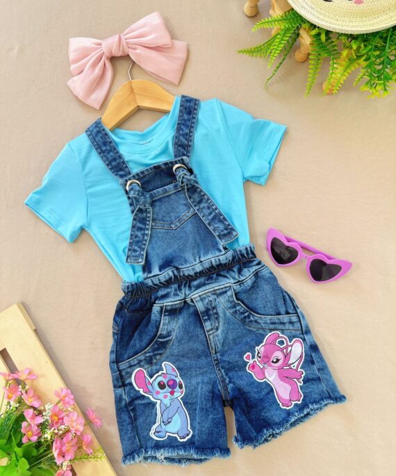 Jardinera Denim Stitch