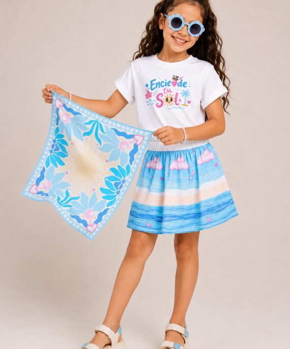 Set Pañoleta Azul