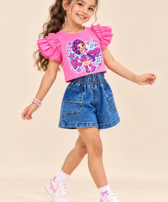 Set Alelí Rosa Guerreras Kpop Tallaje Reducido