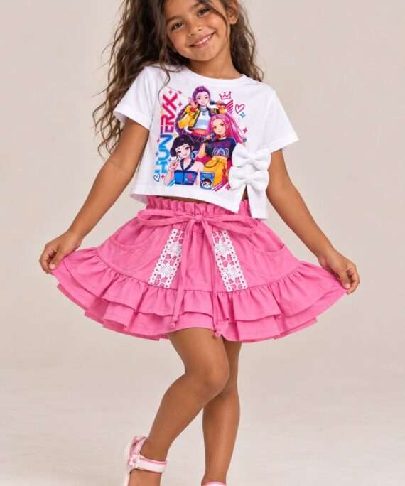 Set Alelí Rosa Guerreras Kpop Tallaje Reducido